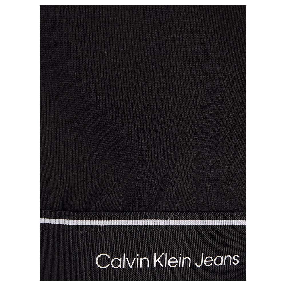 Calvin Klein - Logo Design Semi Shine Zip Jacket - Black