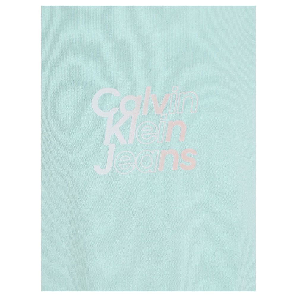 Calvin Klein - Gradient Flock Boxy Short Sleeves T-Shirt - Blue