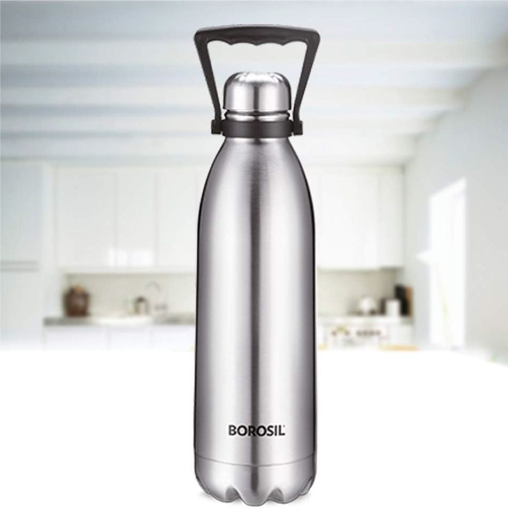 Borosil - Vacuum Insulated Copper Coated Water Bottle - 1.8 L