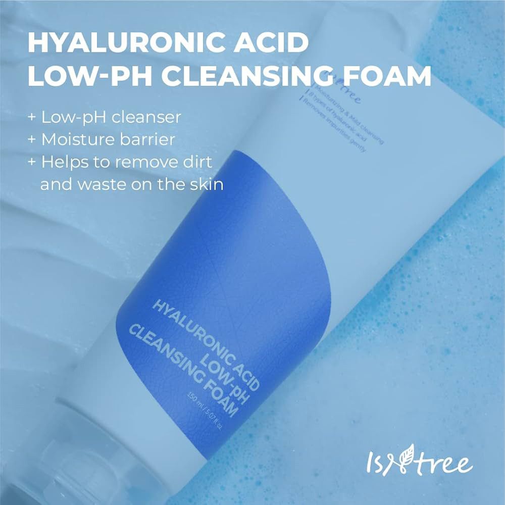 Isntree - Hyaluronic Acid Low-Ph Cleansing Foam- 150 ml