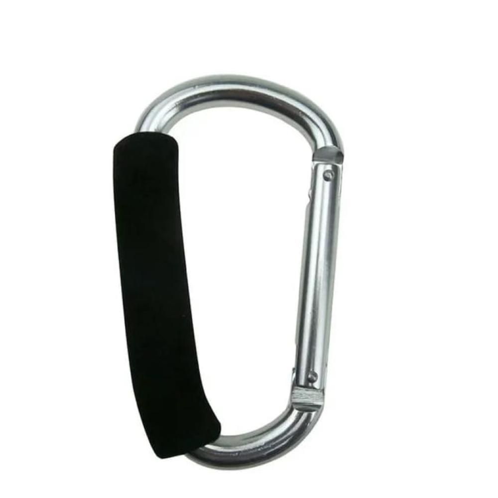 Pikkaboo - Universal Non-Slip Metal Stroller Hook - Silver