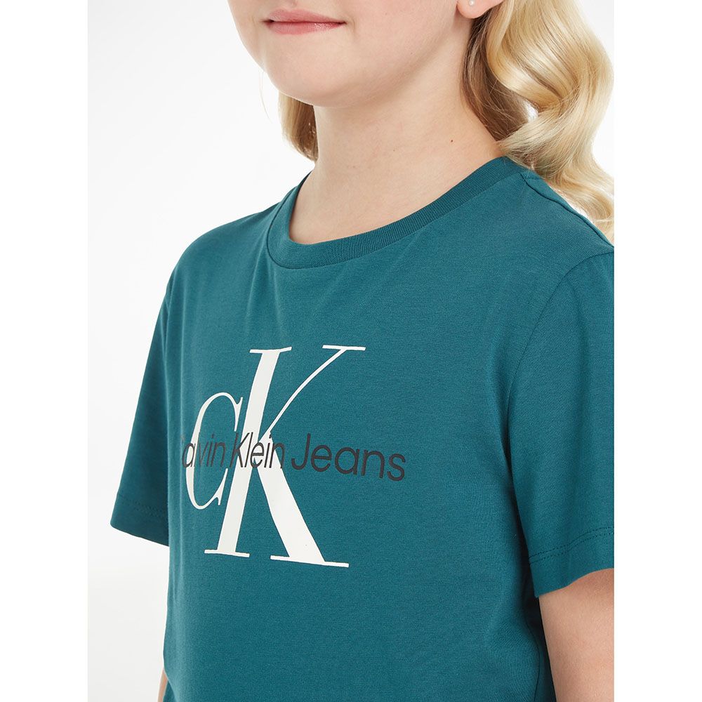 Calvin Klein - CK Monogram Short Sleeves T-Shirt - Atlantic Deep