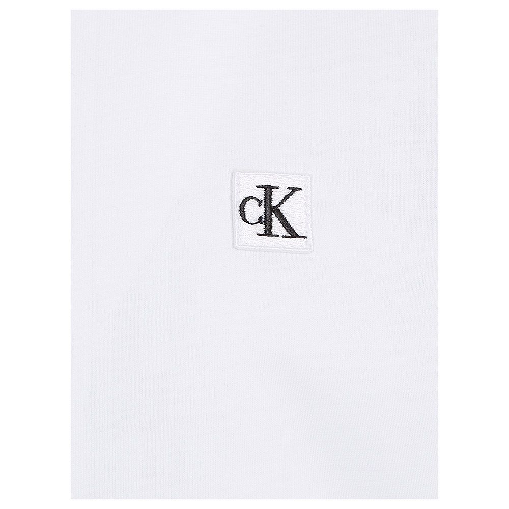 Calvin Klein - Monogram Mini Badge T-Shirt - White