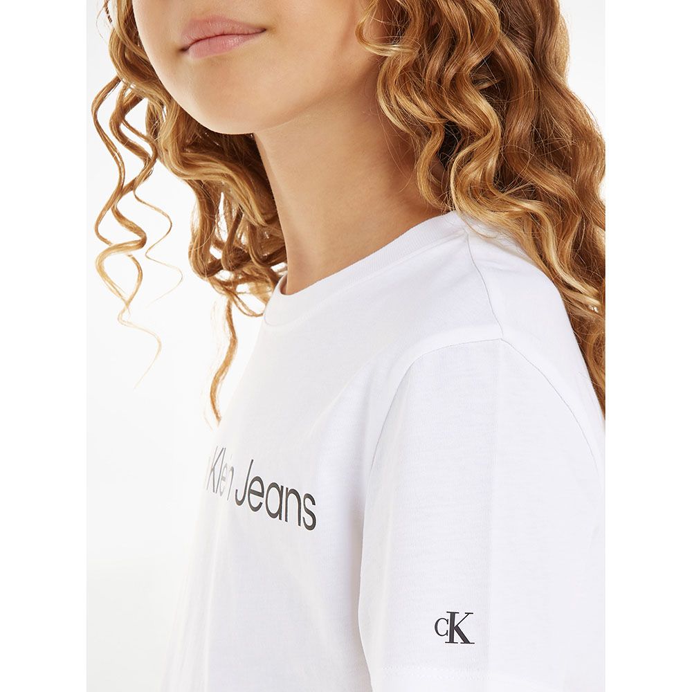 Calvin Klein - Logo Design Short Sleeves T-Shirt - White