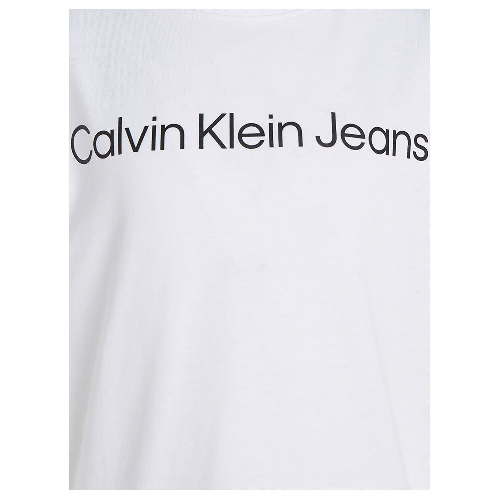 Calvin Klein - Logo Design Short Sleeves T-Shirt - White