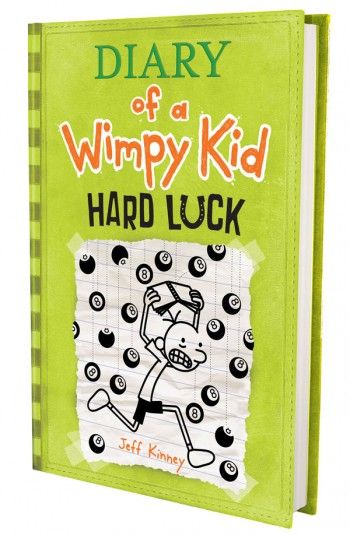 كتاب عن يوميات طفل بعنوان Diary of a Wimpy Kid 8 Hard Luck PB