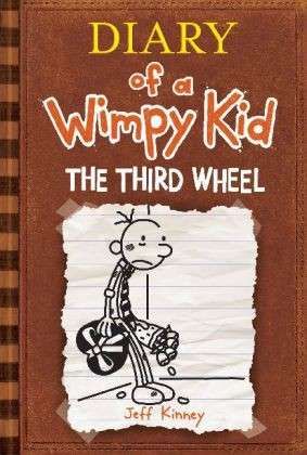 كتاب عن يوميات طفل جبان بعنوان Diary Of A Wimpy Kid 7 The Third Wheel