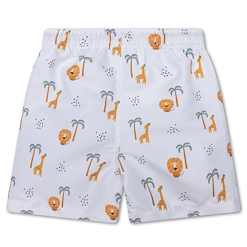 Swim Essentials - Jungle Swim Shorts - White/Green