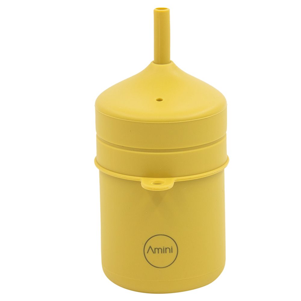 A'ish Home - Silicone Drinking Cup - Mango Yellow