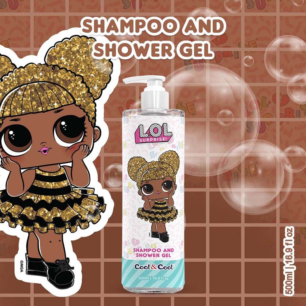 Cool & Cool - LOL Surprise Queen Bee Kids Shampoo And Shower Gel - 500ml