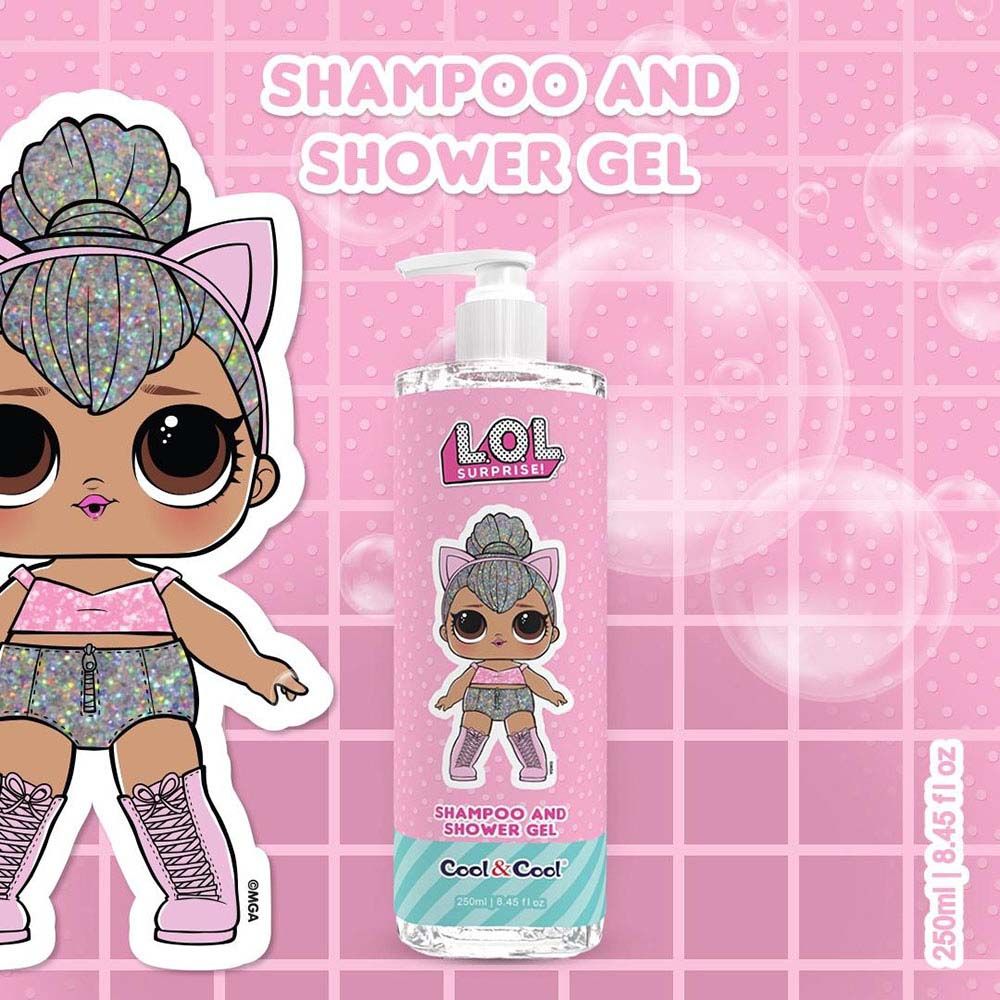 Cool & Cool - LOL Surprise Kitty Queen Kids Shampoo And Shower Gel - 250ml