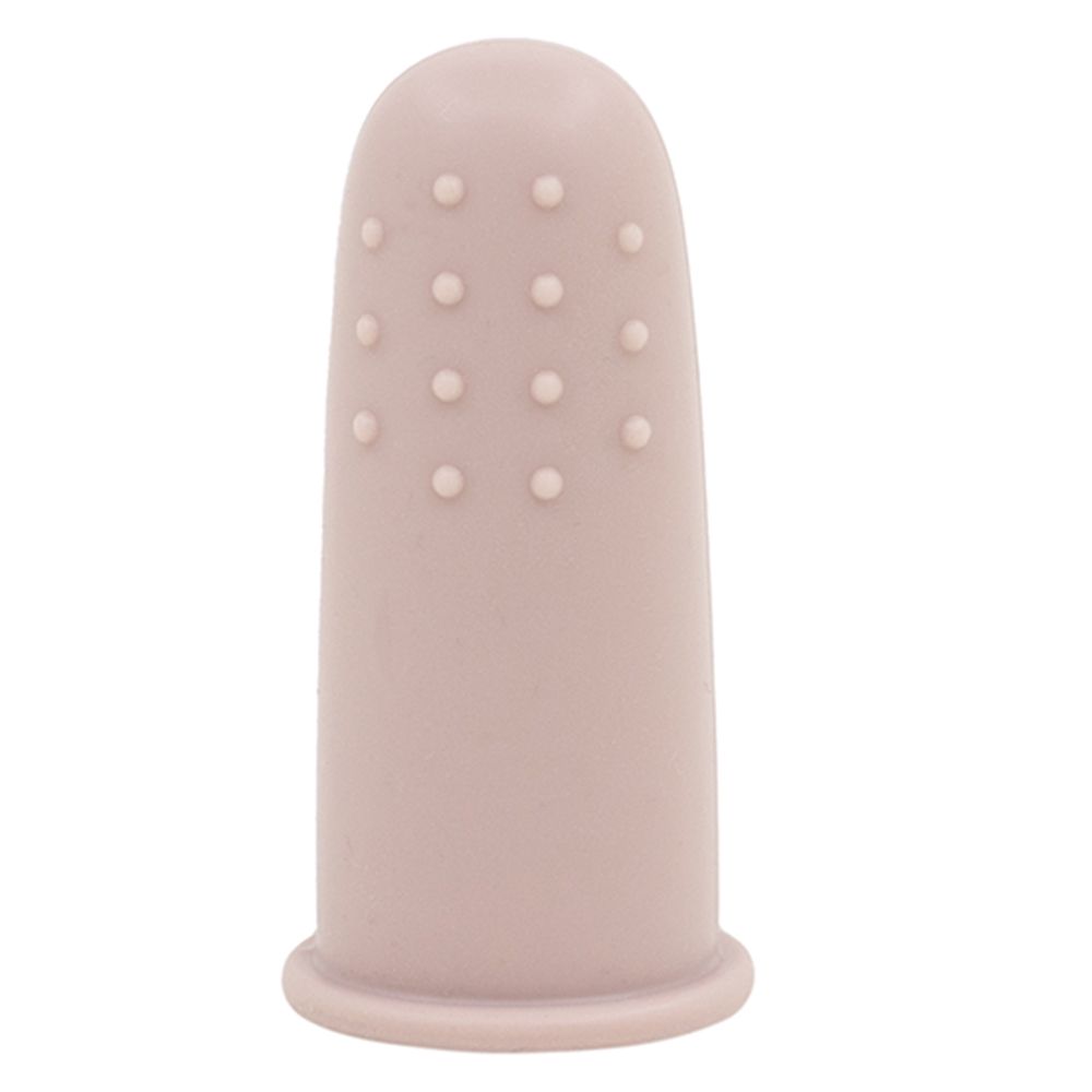 A'ish Home - Silicone Finger Toothbrush - Rose Pink