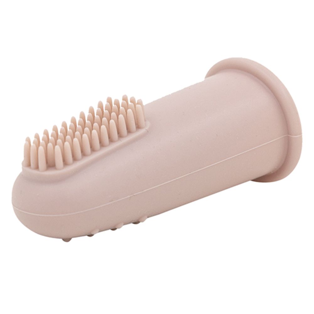 A'ish Home - Silicone Finger Toothbrush - Rose Pink