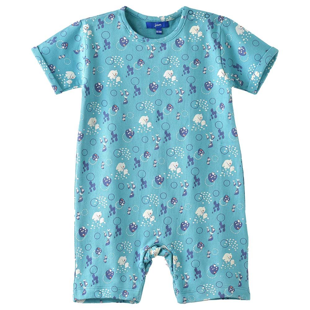 Jam - Boys' Breezy Cool Prints And Comfy Nights Sleep Suits - Blue