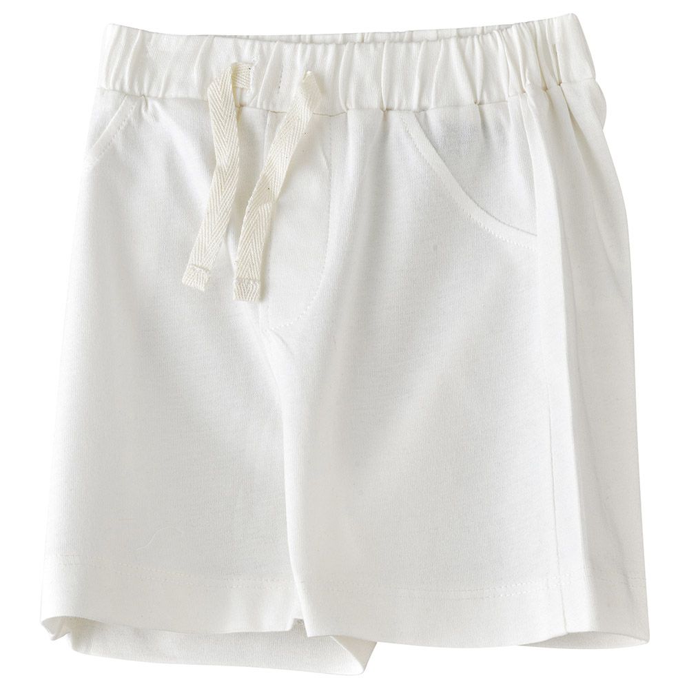 Jam - Summer Adventures Boys' Breathable Cotton Knit Shorts - White