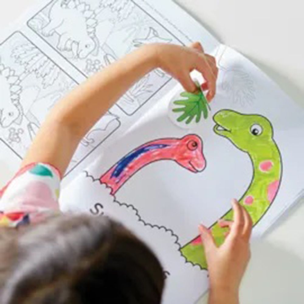 Orchard - Dinosaurs Sticker Colouring Book