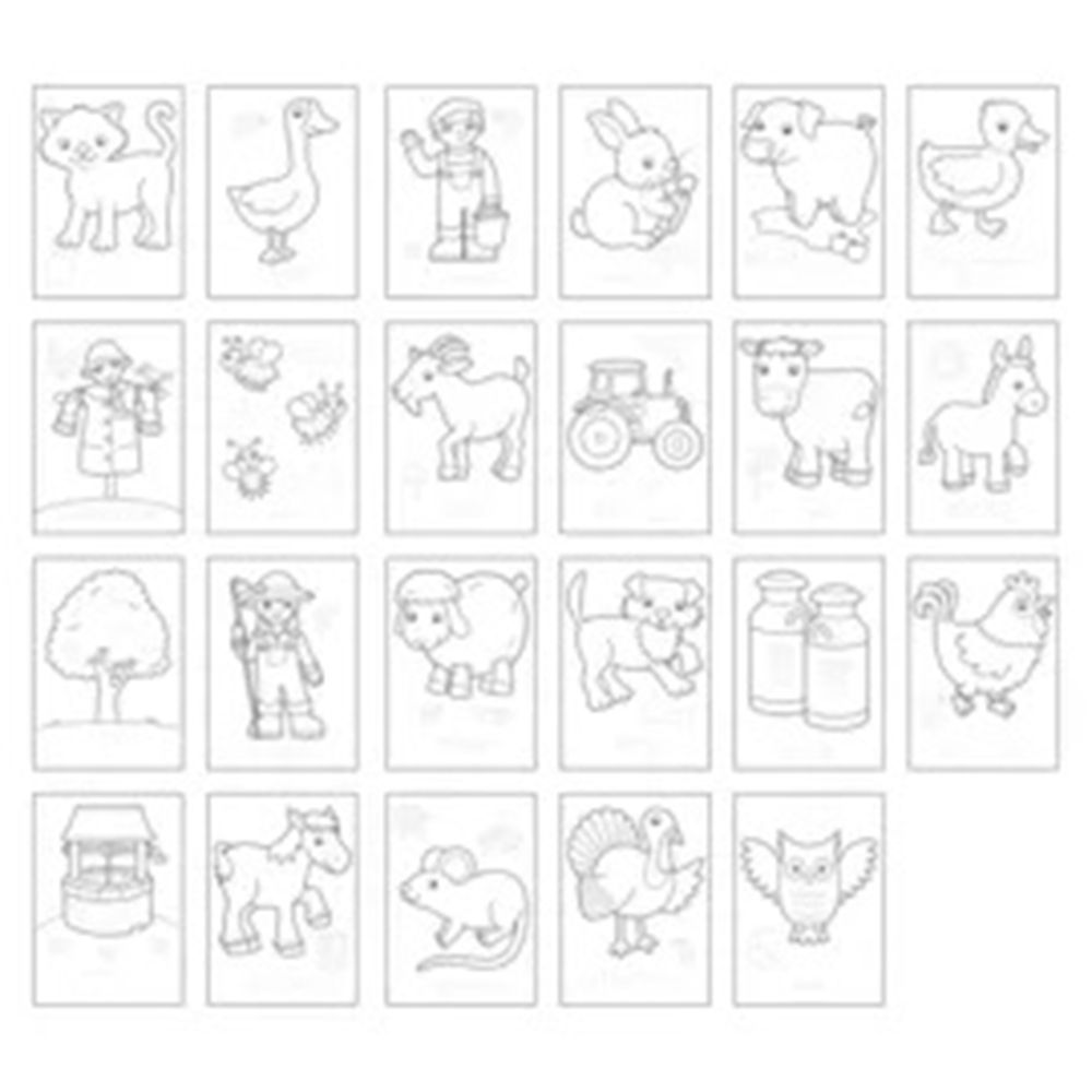 Orchard - Farmyard Sticker Colouring Book