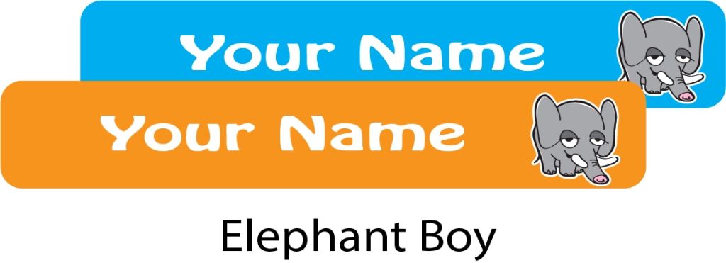 Ladybug - School Labels Elephant Boy - Pack of 131