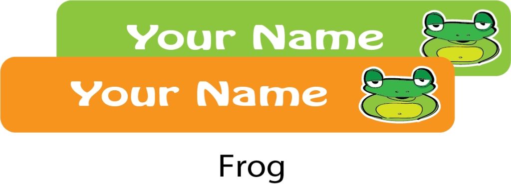 Ladybug - Nursery Labels Frog - Pack of 90