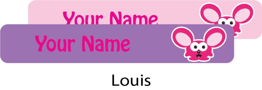 Ladybug - Nursery Labels Louis - Pack of 90