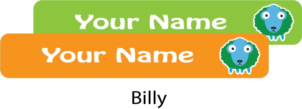 Ladybug - Nursery Labels Billy - Pack of 90