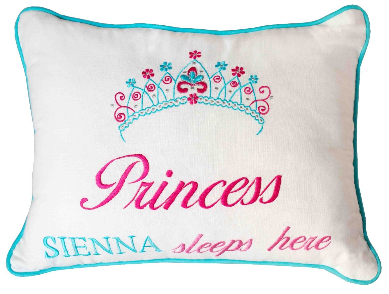 ليتل ويست ستريت - وسادة قابلة للتخصيص - Princess Sleeps Here 