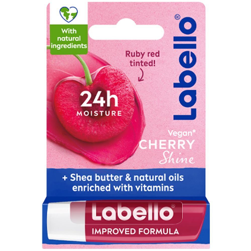 Labello - Moisturizing Lip Balm - Cherry Shine - 4.8 gm