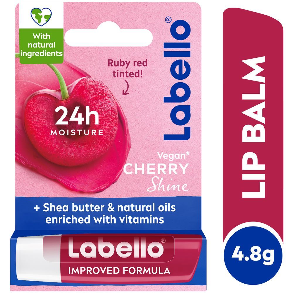 Labello - Moisturizing Lip Balm - Cherry Shine - 4.8 gm