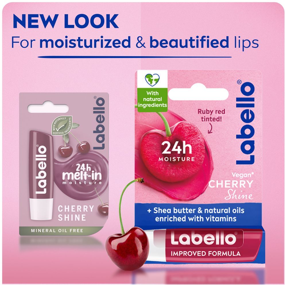 Labello - Moisturizing Lip Balm - Cherry Shine - 4.8 gm