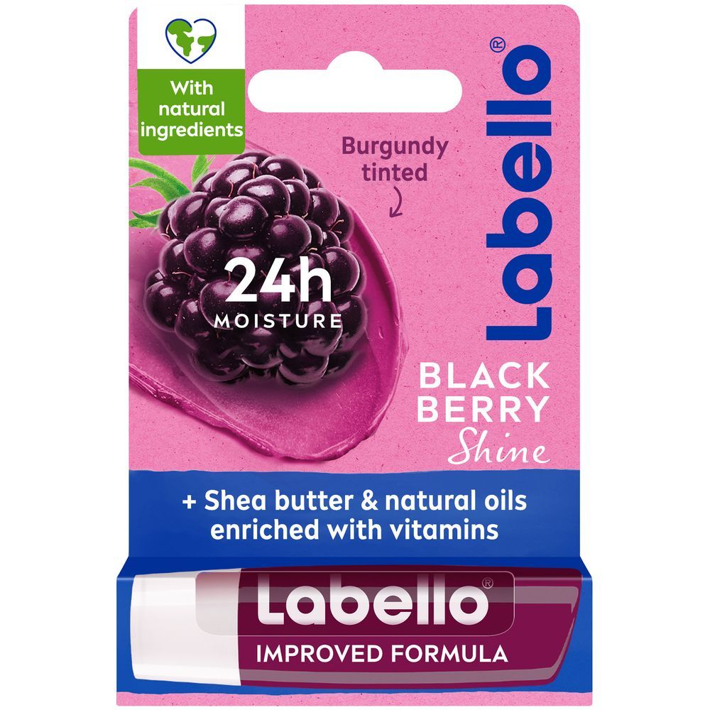 Labello - Moisturizing Lip Balm - Blackberry Shine - 4.8 gm