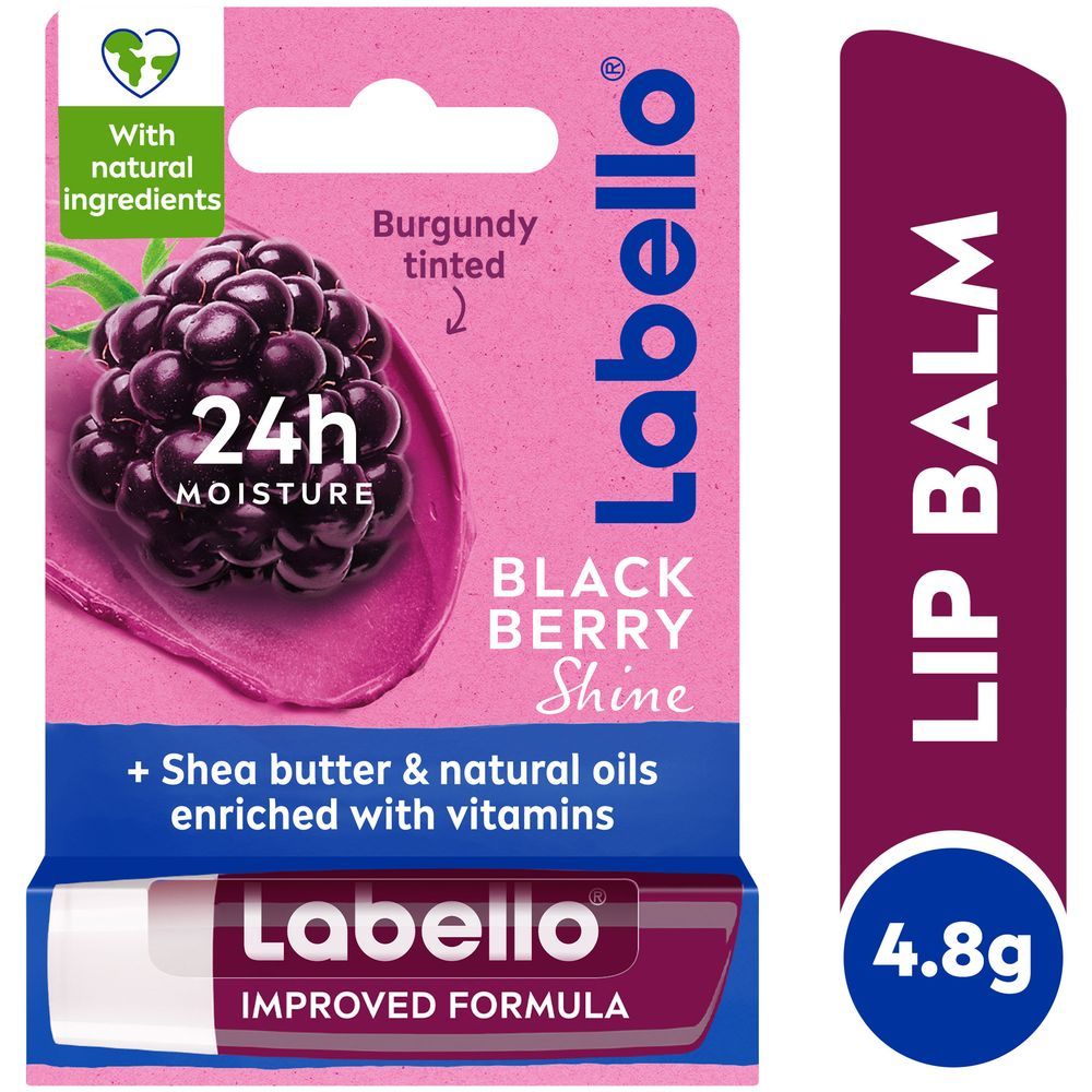 Labello - Moisturizing Lip Balm - Blackberry Shine - 4.8 gm