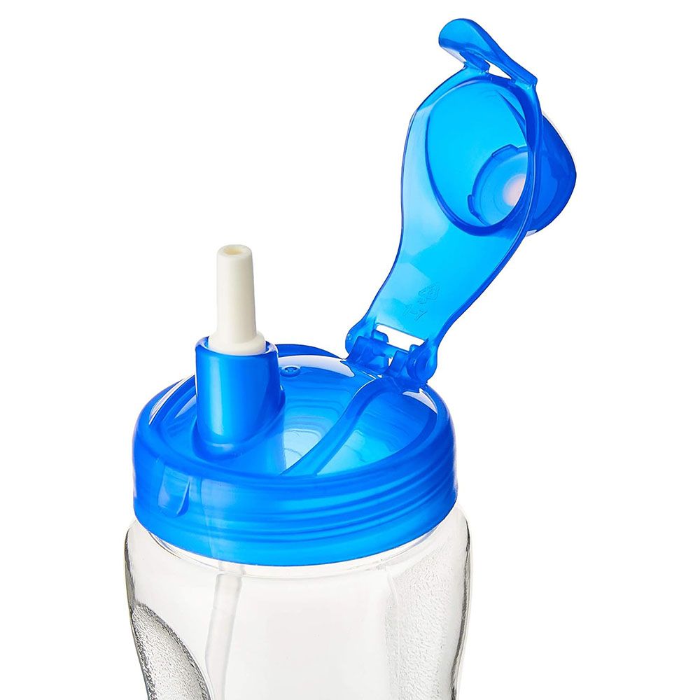 Lock&Lock - Tritan Sports Water Bottle With Straw - Blue - 350 ml