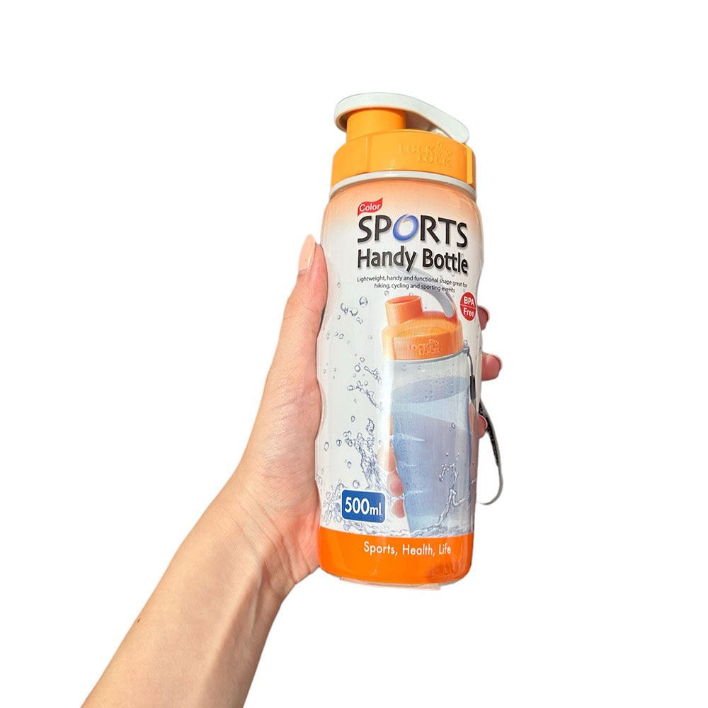 Lock&Lock - Color Sports Handy Bottle - Orange - 500 ml