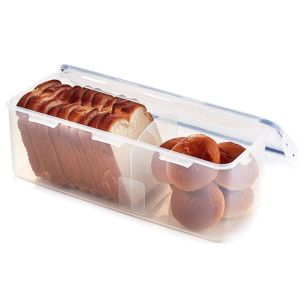 Lock&Lock - Rectangular Food Container With Divider - Blue - 5 L