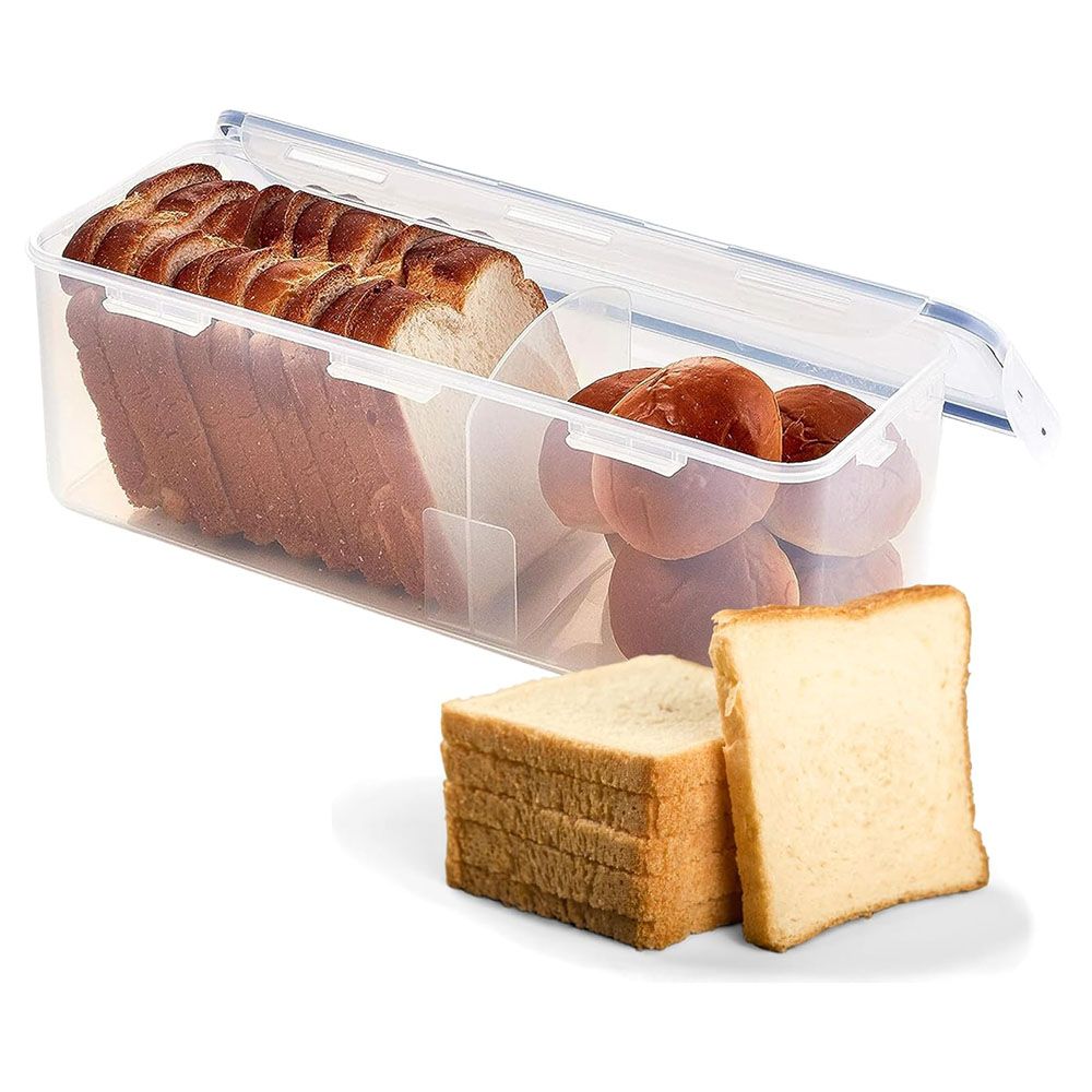 Lock&Lock - Rectangular Food Container With Divider - Blue - 5 L