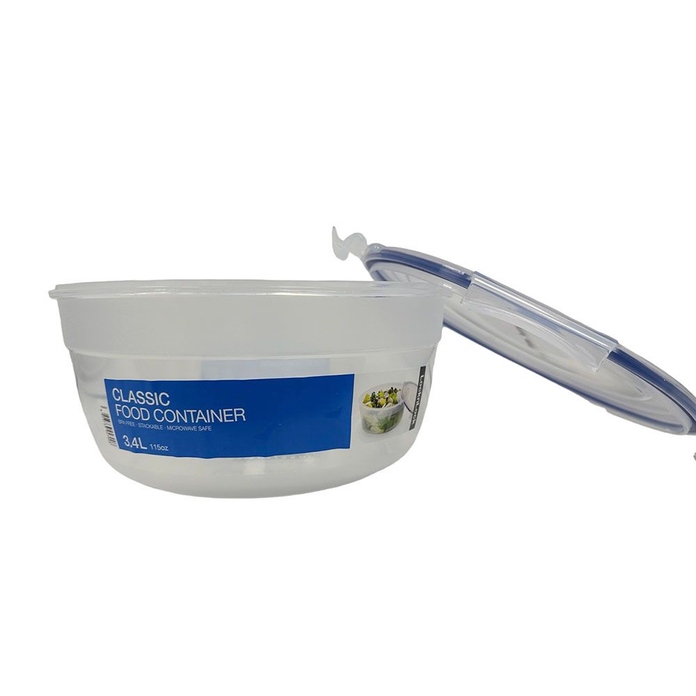 Lock&Lock - Round Salad Bowl - Blue - 3.4 L