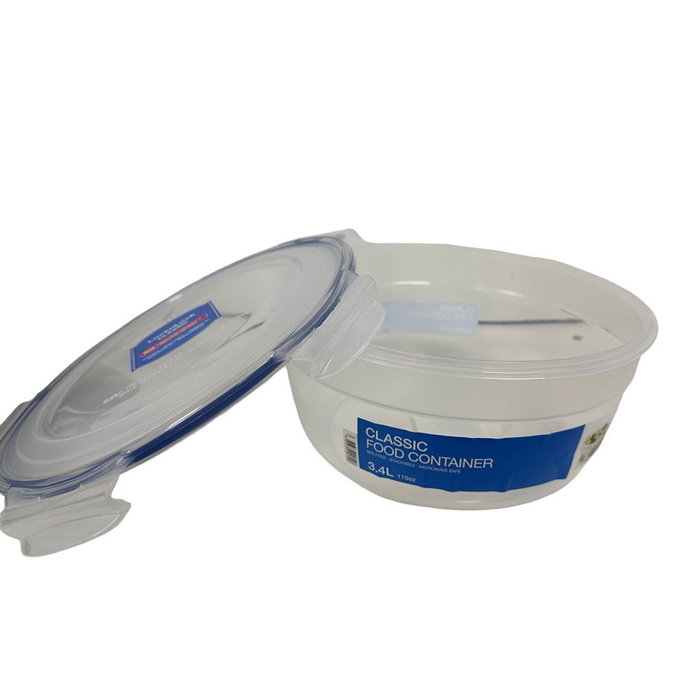 Lock&Lock - Round Salad Bowl - Blue - 3.4 L