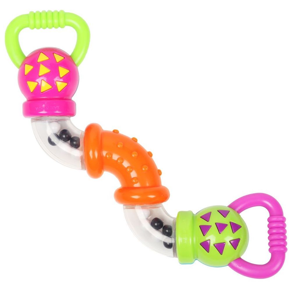 Little Angel - Baby Zig Zag Rattle Twisty Clicks Toy