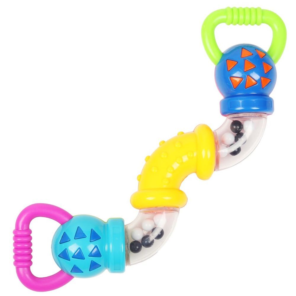 Little Angel - Baby Zig Zag Rattle Twisty Clicks Toy