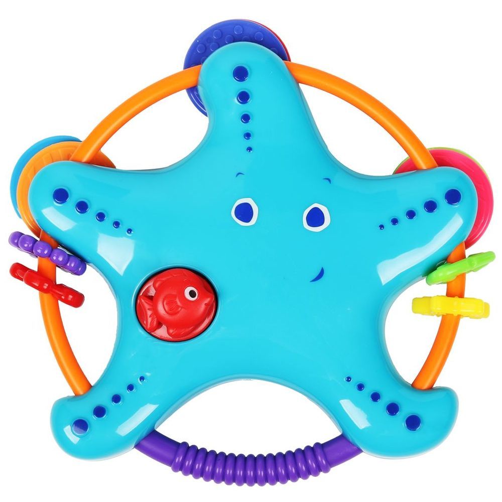 Little Angel - Baby Starfish Rattle Shaker Toy - Blue