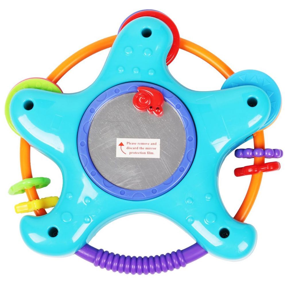 Little Angel - Baby Starfish Rattle Shaker Toy - Blue