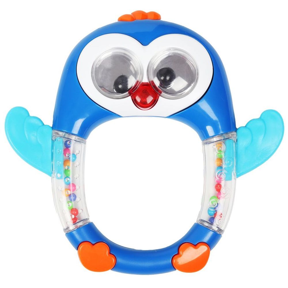 Little Angel - Baby Penguin Rattle Musical Shaker Groovy Eyes Toy