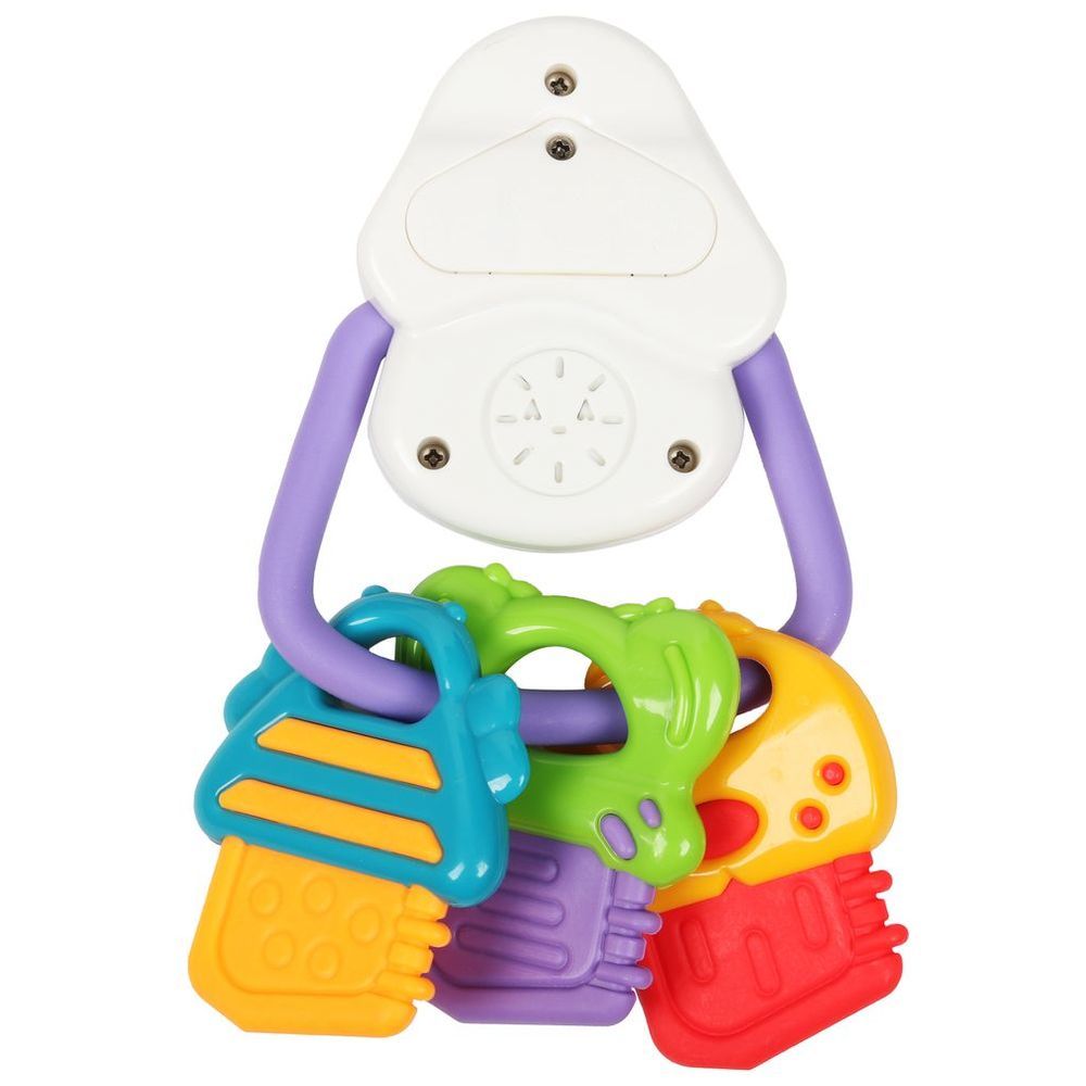 Little Angel - Baby Musical Mushroom House Keys Rattle Teether Toy