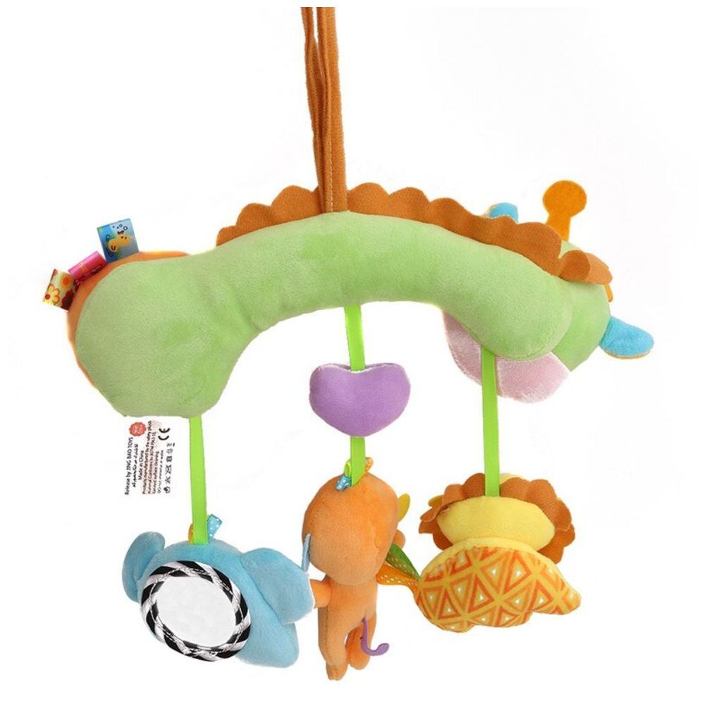 Little Angel - Baby Stroller Plush Hanging Rattle Pendant Toy - Animals