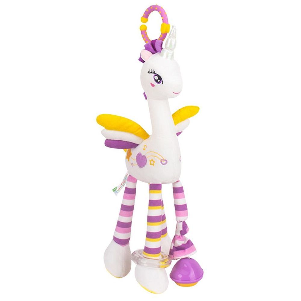 Little Angel - Baby Stroller Plush Hanging Rattle Mobile Toy - Unicorn