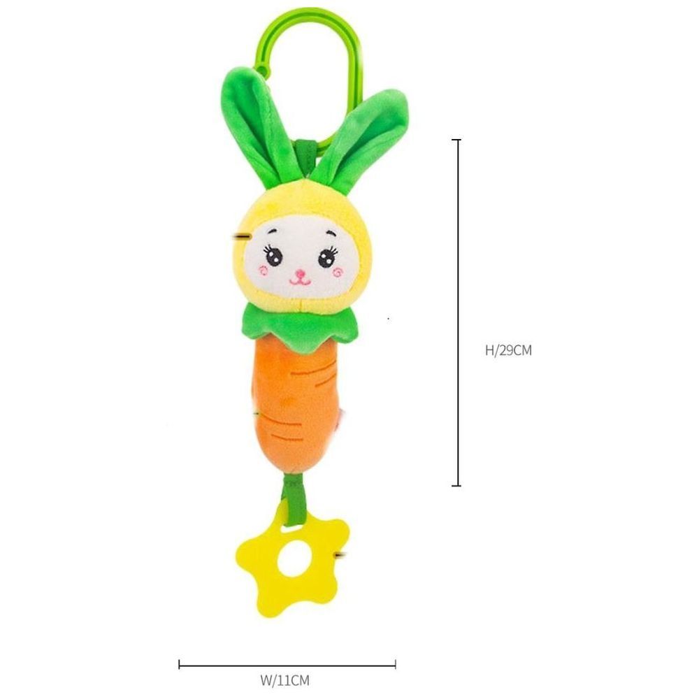 Little Angel - Baby Stroller Plush Hanging Rattle Mobile Toy - Bunny