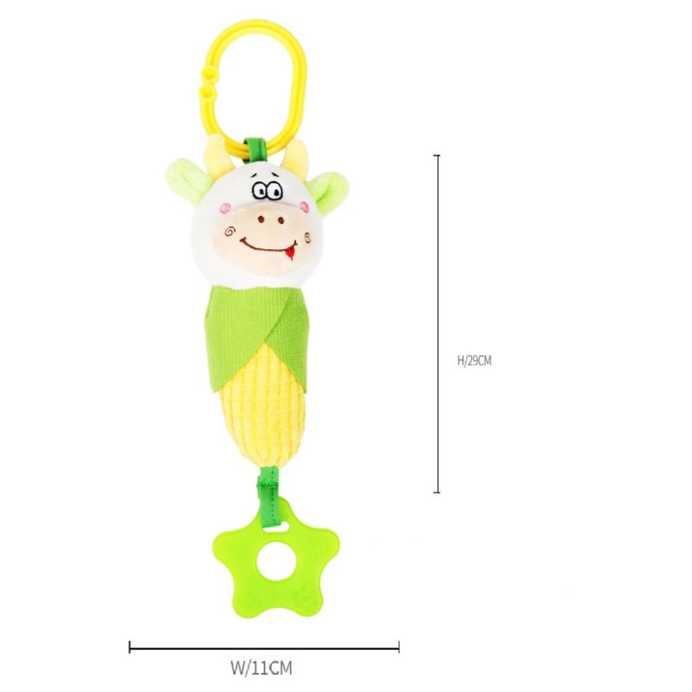 Little Angel - Baby Stroller Plush Hanging Rattle Mobile Toy - Cow