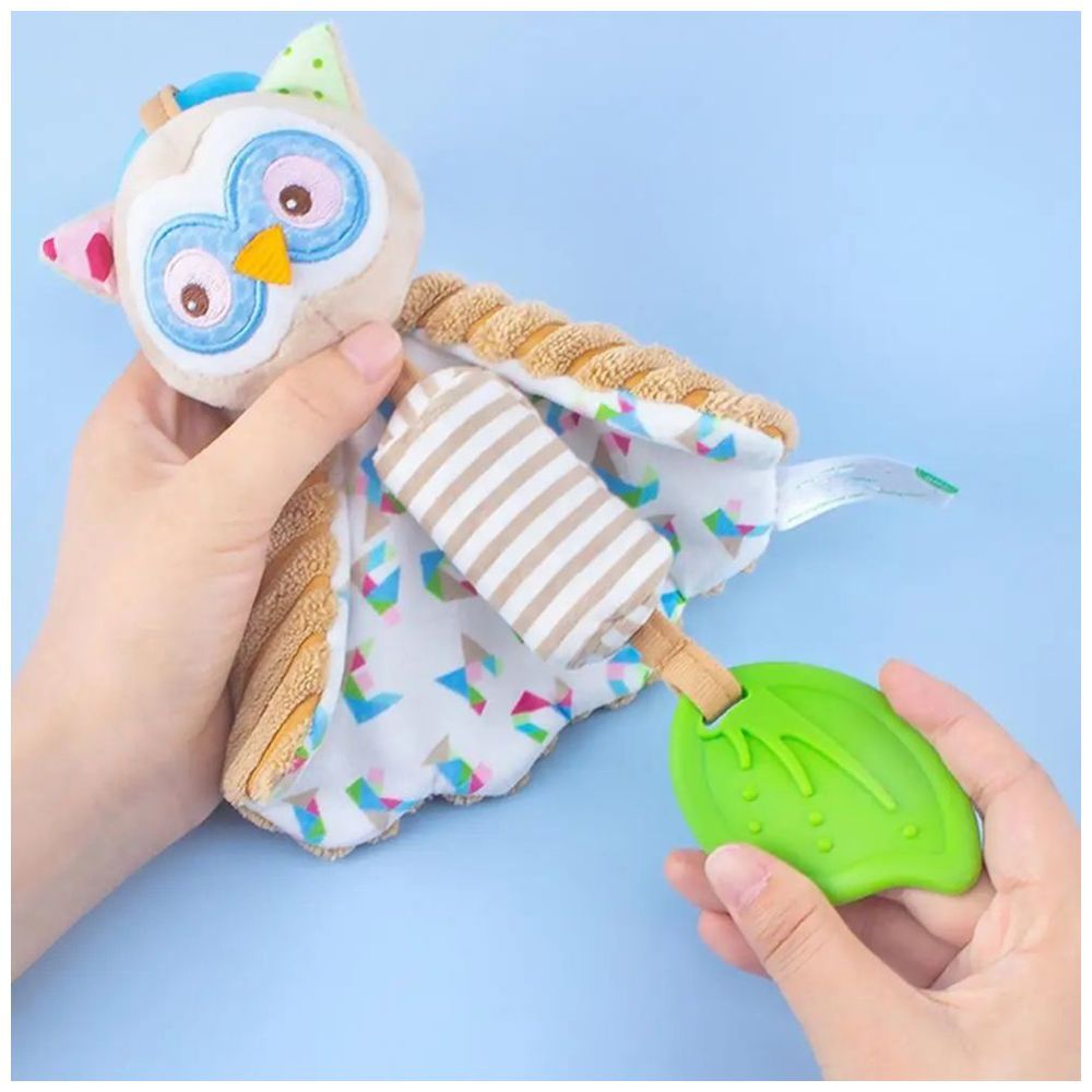 Little Angel - Baby Stroller Plush Hanging Rattle Mobile Toy - Owl