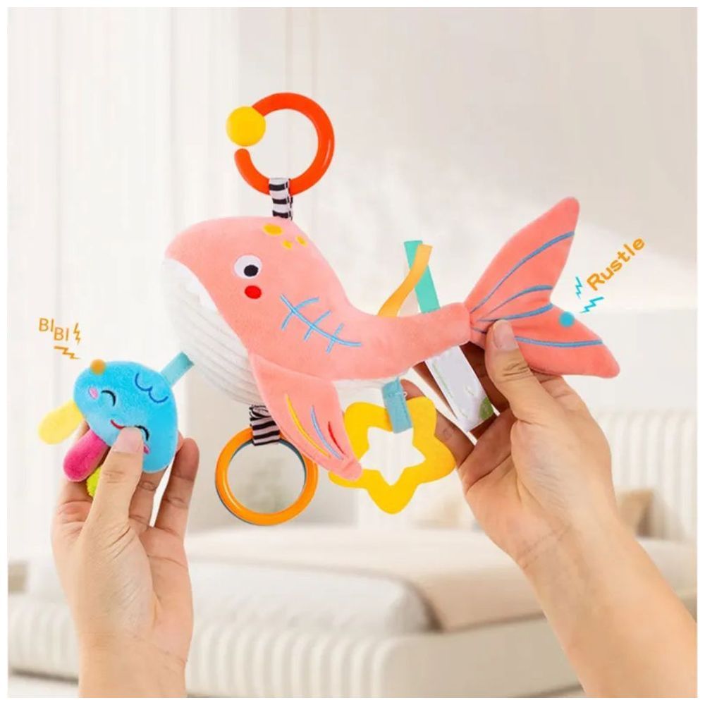 Little Angel - Baby Stroller Plush Hanging Mobile Rattle Toy - Fish