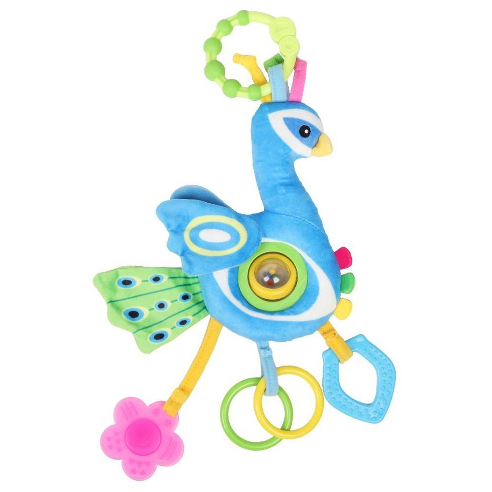 Little Angel - Baby Stroller Plush Hanging Mobile Rattle Toy - Blue